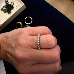 Diamond Eternity Band White Gold